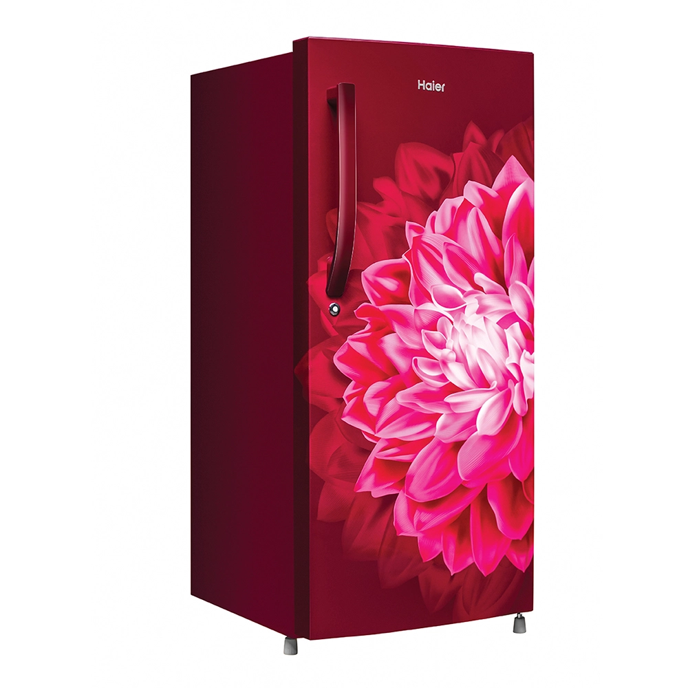 Haier 190L 3 Star Direct Cool Single Door Refrigerator with Toughened Glass Shelf - HRD-2103CRD-P